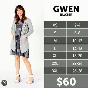 Lularoe Gwen Blazer - Size M